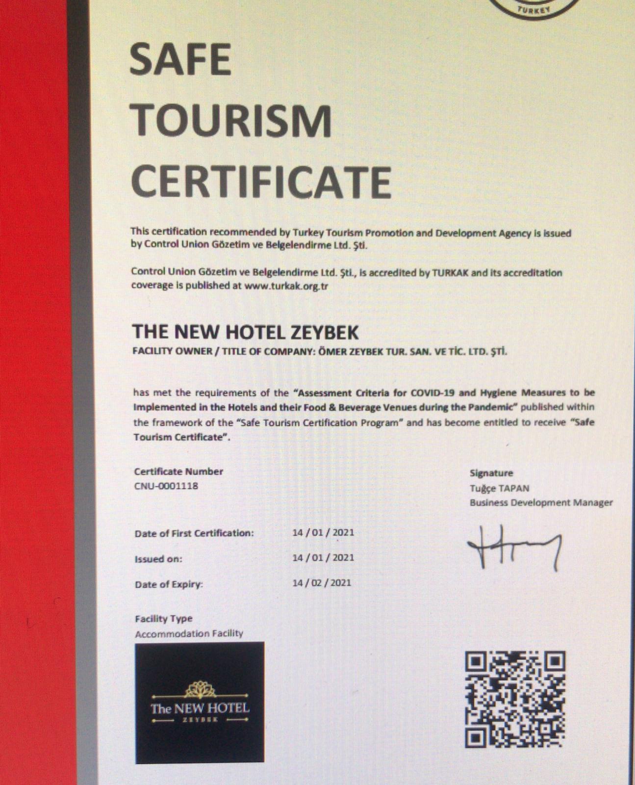The New Hotel Zeybek Измир Экстерьер фото